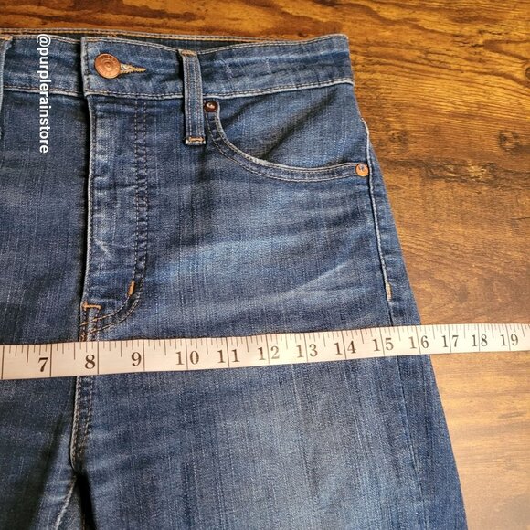 Madewell Jeans 27 Curvy High Rise Skinny Moreaux Wash AA621 Tummy Control - Picture 9 of 13